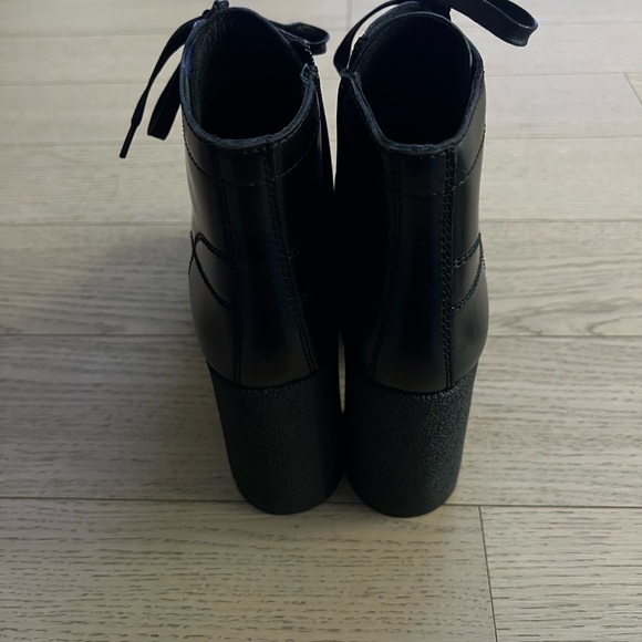 Jeffrey Campbell Leather Platform Heel Boots - Picture 5 of 5